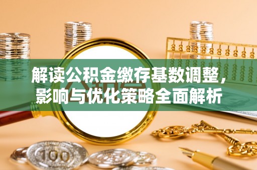 彝良解读公积金缴存基数调整，影响与优化策略全面解析