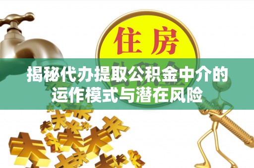 彝良揭秘代办提取公积金中介的运作模式与潜在风险